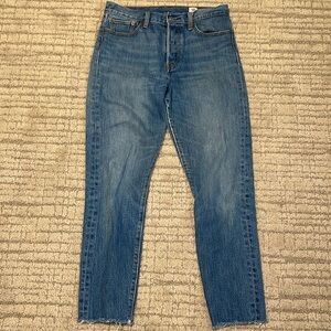White oak core denim Levi’s ankle women’s size 29/30
